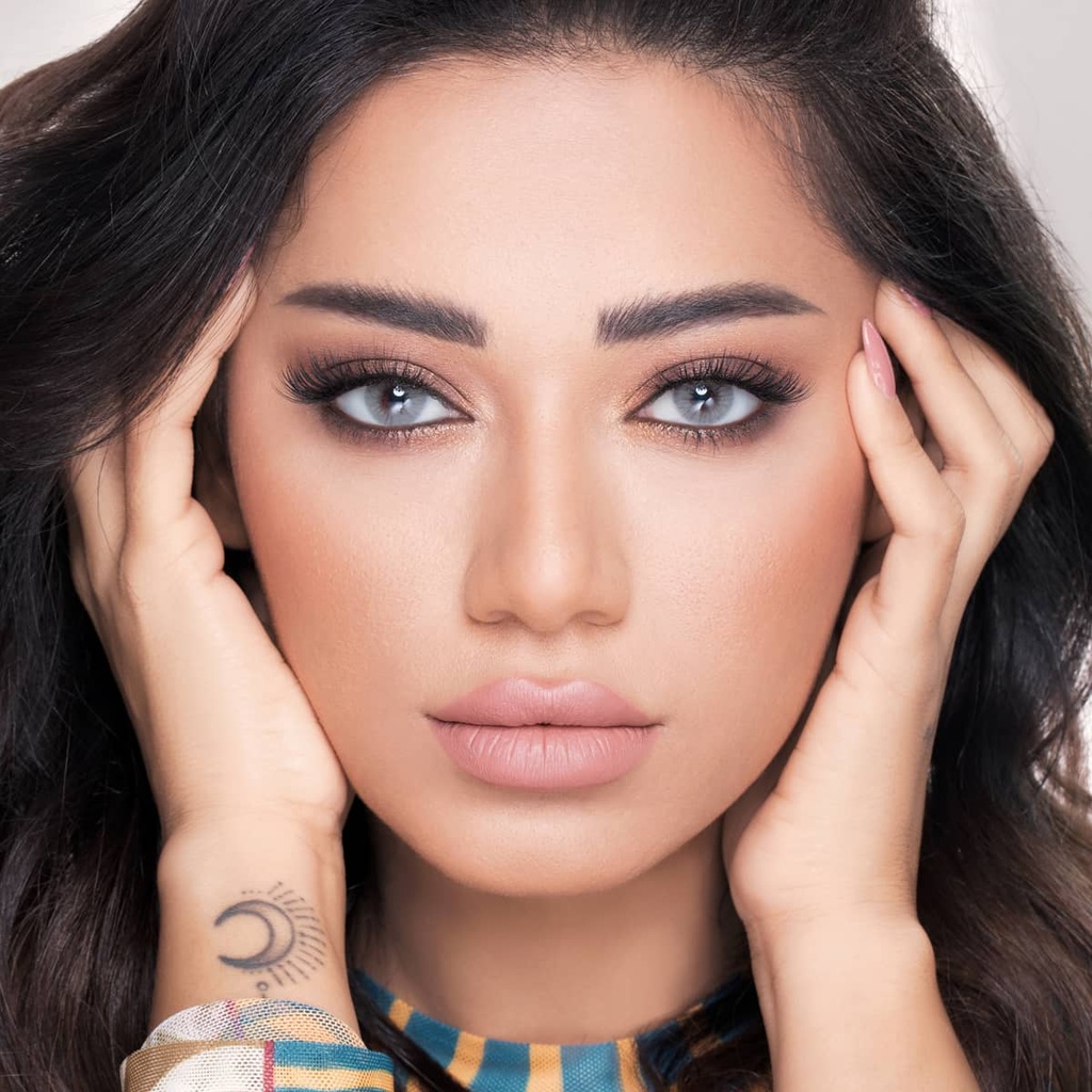 DIAMOND EYE LUMINOUS LATIN BROWN MONTHLY COLOR CONTACT LENSES - 2 PACK