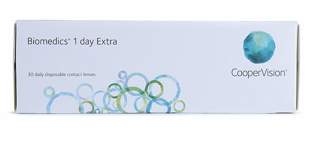 BIOMEDICS 1DAY EXTRA DAILY CLEAR CONTACT LENSES – 30 PACK