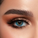 DIAMOND EYE LUMINOUS BLUE MONTHLY COLOR CONTACT LENSES - 2 PACK