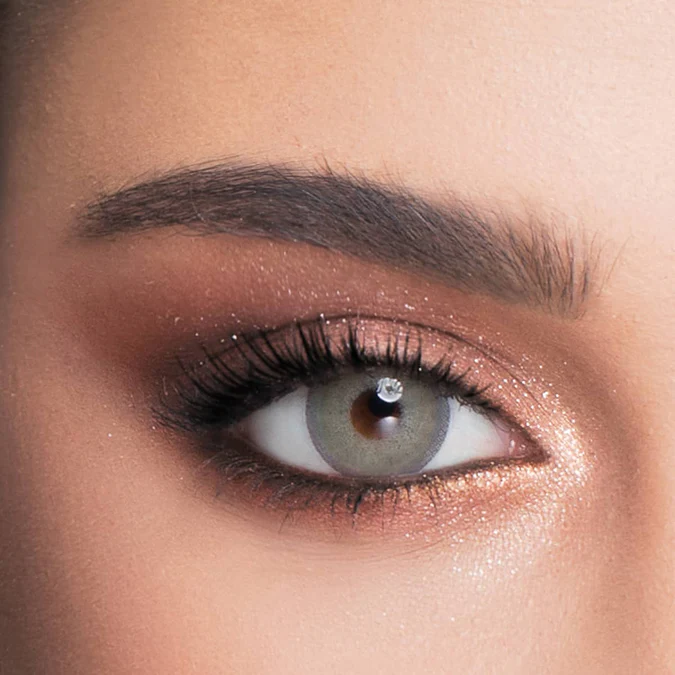 LUMINOUS DAZZLING GREEN MONTHLY COLOR CONTACT LENSES - 2 PACK