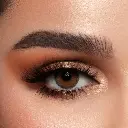 DIAMOND EYE LUMINOUS LATIN BROWN MONTHLY COLOR CONTACT LENSES - 2 PACK