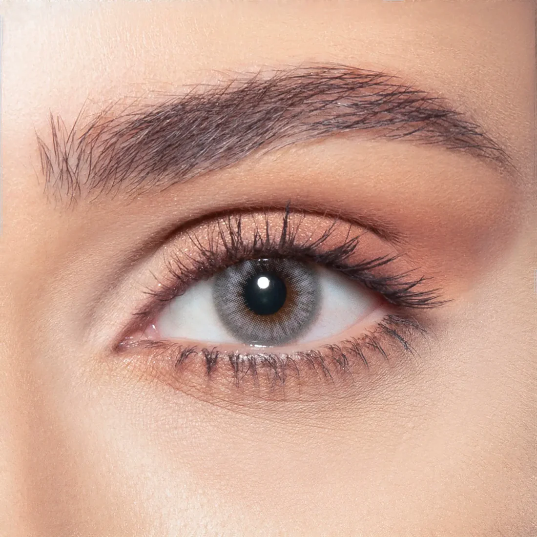 BELLA NEW DIAMOND SILVER MIST MONTHLY COLOR CONTACT LENSES - 2 PACK