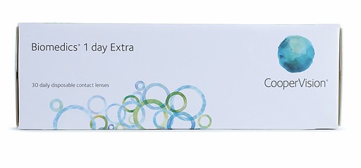 BIOMEDICS 1DAY EXTRA DAILY CLEAR CONTACT LENSES – 30 PACK