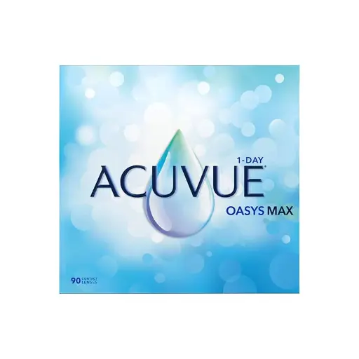 ACUVUE OASYS MAX 1-DAY CLEAR CONTACT LENSES – 90 PACK